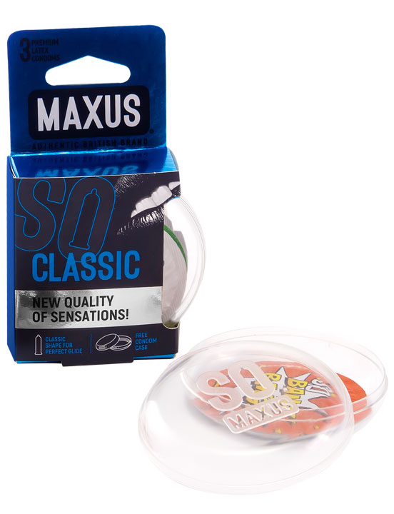 картинка Презервативы MAXUS AIR Classic, классические, 3 шт., п/к от магазина ErosMania