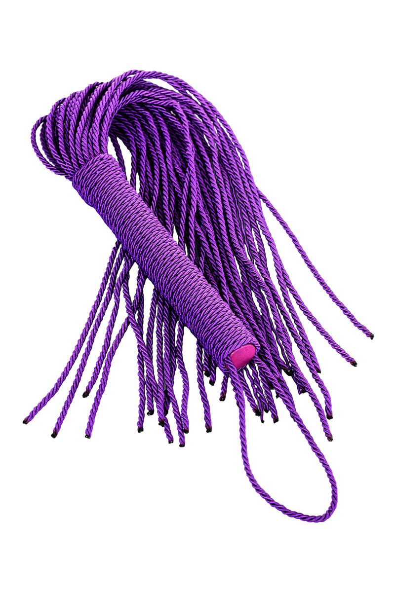 картинка Флоггер из веревки TOYFA Theatre, фиолетовый от магазина ErosMania